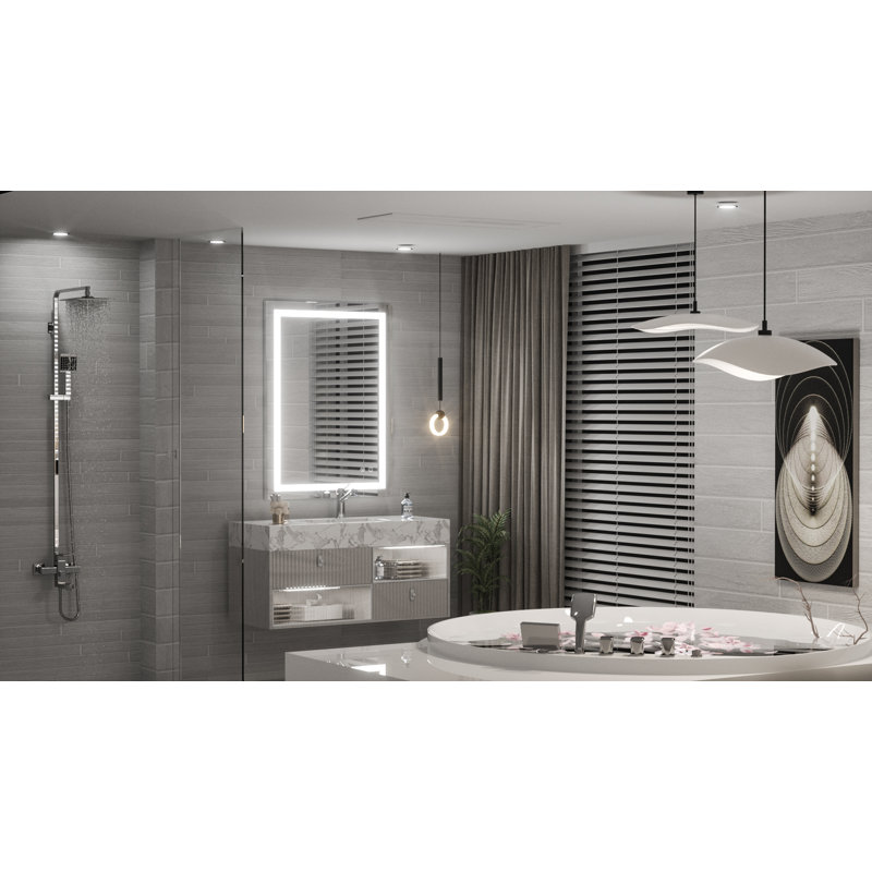 Miroir de salle de bain / meuble-lavabo Martrez, 28 po x 36 po
