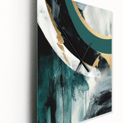 Isay - Abstract Marble Wall Clocks