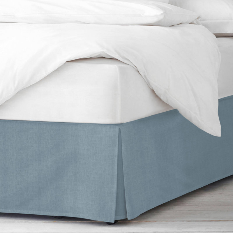 Jupe de lit Elsie, Bleuet des champs, Double