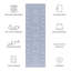 Tapis oriental bleu clair / blanc Aodan-537926558
