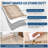 Washable Rugs Modern Solid Bordered Neutral Area Rug for Living Room Non Slip TPR Backing Throw Rug Non Shedding Stain Resistant Carpet for Bedroom Dining Room-457689955-457689954