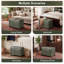 Repose-pieds de rangement en similicuir avec roulettes de style rétro-1076082375