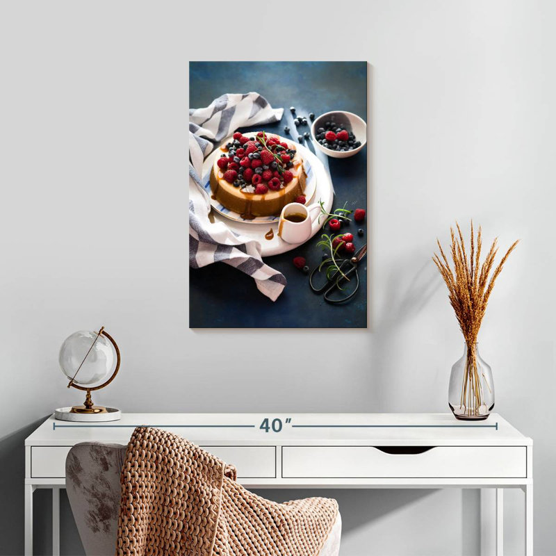 Yarlin Berry Cheesecake, 24" H x 16" W