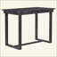 Ensemble de table de salle à manger à hauteur de comptoir 5 pièces Farmhouse avec 1 table rectangulaire et 4 chaises pour petits espaces-1429550592