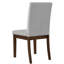 Paire de chaises de salle à manger rembourrées, base en bois massif, chaises 2, revêtement 100%-867503944