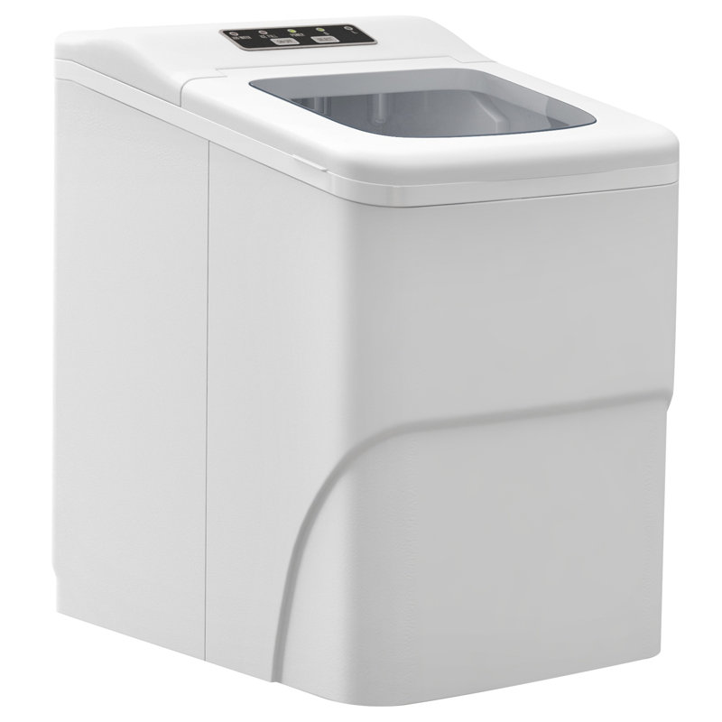 HOMCOM Snow Cone Machine, White