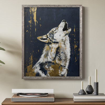 ANIMALS Series CXL III, reproduction d'art encadrée - bois massif