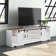 Melchor 3 in 1 Modern Farmhouse TV Stand for up to 85" TVs,Wood Entertainment Center with Open Storage for Living Room,Rustic Brown