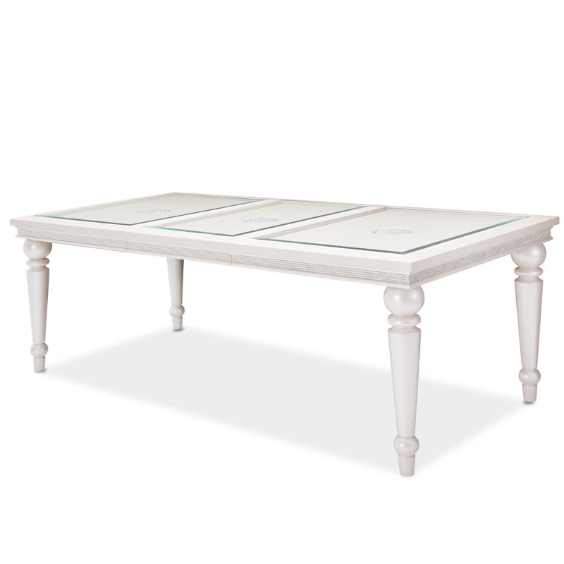 Glimmering Heights Glass Dining Table