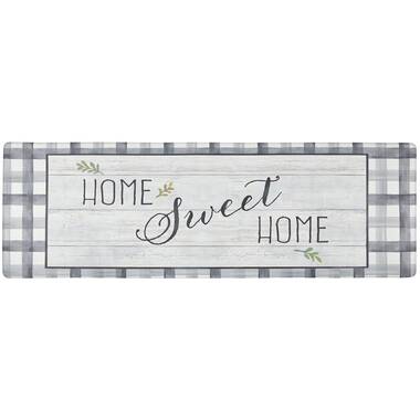 Black and White Buffalo Check Kitchen Plaque