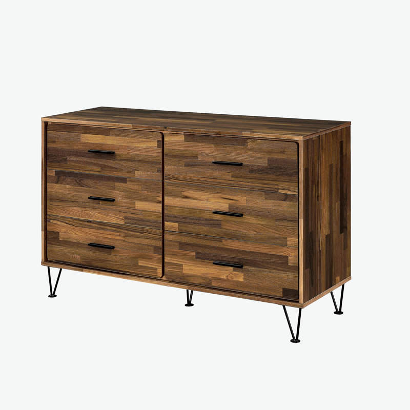 Commode 6 tiroirs Noyer