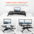 Schmitz Adjustable Metal Base Standing Desk Converter
