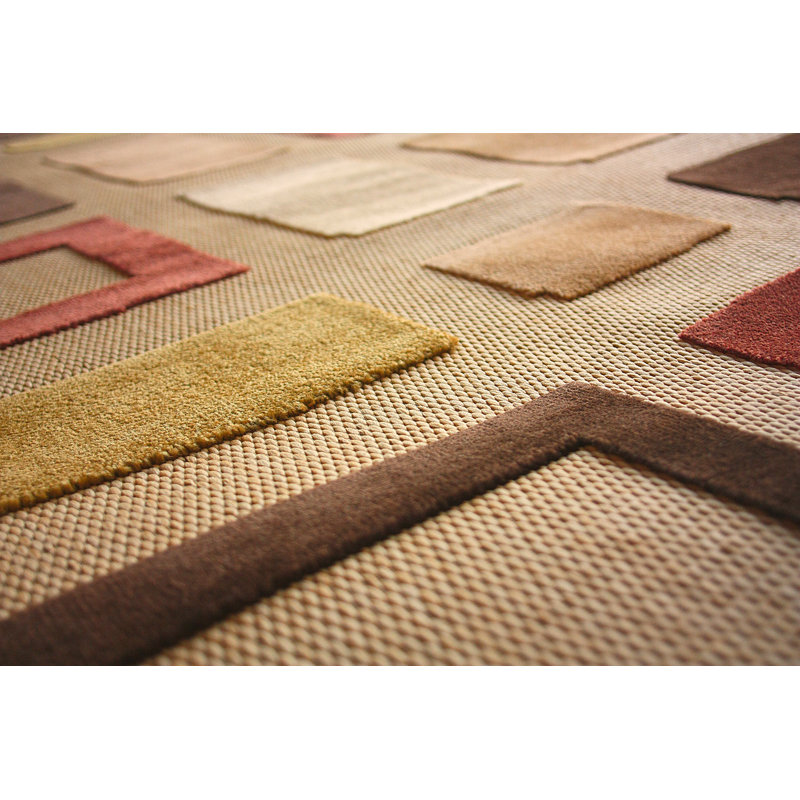 Tapis extérieur sable / brun Hos ten, Rectangle 5 pi 2 po x 7 pi 6 po