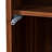 Orca 5-Shelf Bookcase with Acrylic Doors & LED Lights