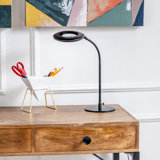 Amatallah Adjustable Metal Desk Lamp