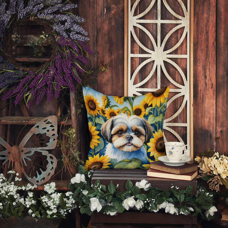Coussin décoratif intérieur / extérieur Autre / Sans motif, H 14 po x l 14 po