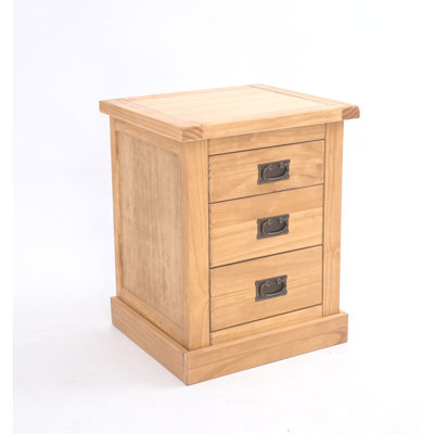 Archie 45cm W Solid + Manufactured Wood Bedside Table