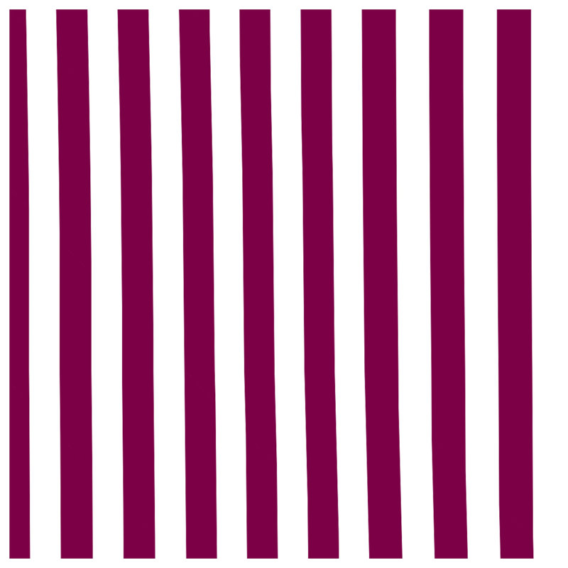 Vertical White Stripes Comforter, Queen