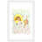 'Blossom Shower' by Phyllis Harris Framed Print-17900444