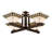 Ticey Glass Semi Flush Mount