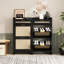 Armoire de rangement pour chaussures 24 paires avec 4 tiroirs rabattables Ciauna-1121971471