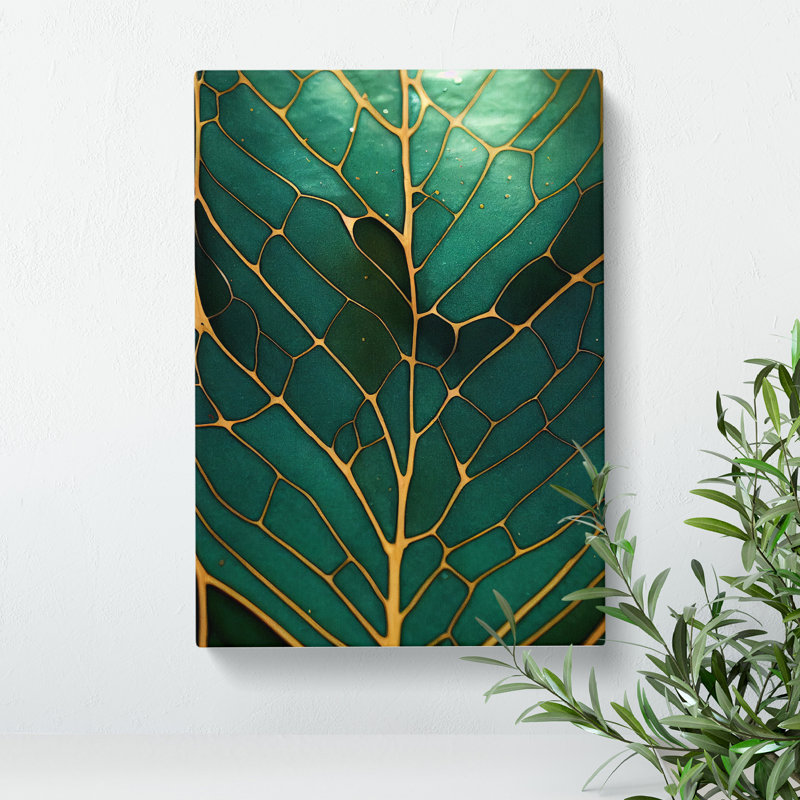 Awesome Leaf - Wrapped Canvas, 60cm H x 40cm W x 3cm D