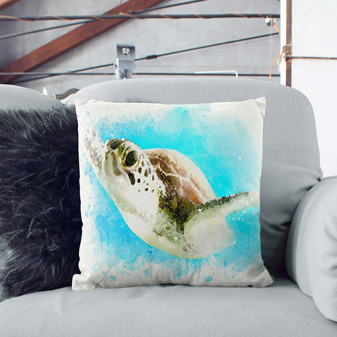 Turtle Cushion with Filling