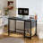 Computer Writing Desk Home Office PC Table with 2 Fabric Drawers, Headphone Hook-503514151-503514150
