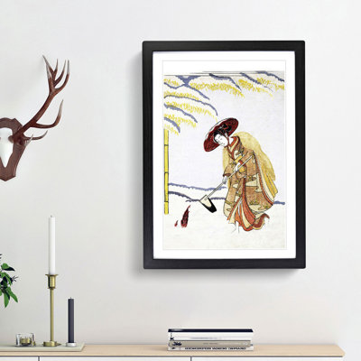 Digging Bamboo Shoots by Harunobu Suzuki - Picture Frame Painting Print