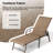 Adjustable Aluminum Outdoor Chaise Lounge Chairs With Removable Cushions (Set Of 2)-1079947159-1075794371