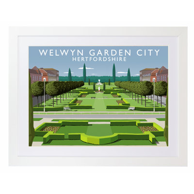 'Welwyn Garden City' by Richard O'Neil - Print