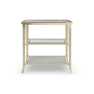 Glass End Table