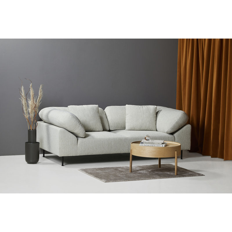 Collar 2.5-Seater, Cotton Blend, Ivory