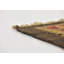 Tapis de zone en laine rouge/brune 5 pi x 8 pi noué la one-of-kind Lorain