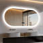 Oval Blutooth Led Mirror-1097567207