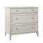Commode 2 tiroirs avec bureau coulissant et glissières en métal Luvra
