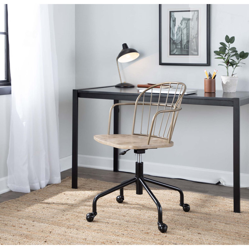 Chaise de bureau Farmhouse, Beige