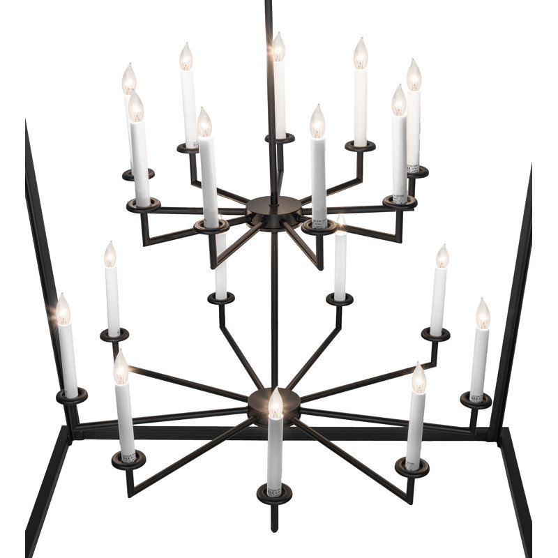 54" Square Kitzi Tapered Pendant