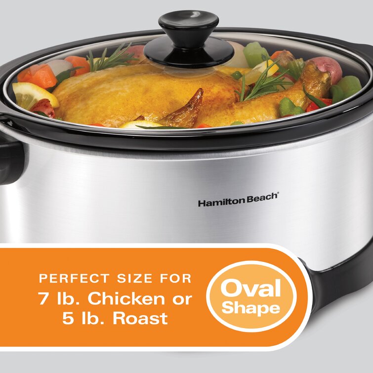 Hamilton Beach® 7 Quart Programmable Slow Cooker Serves 8 Plus People &  Reviews