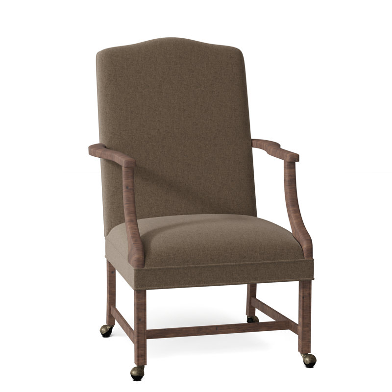Fauteuil Addison, 3152 Lin 100% polyester, Tabac
