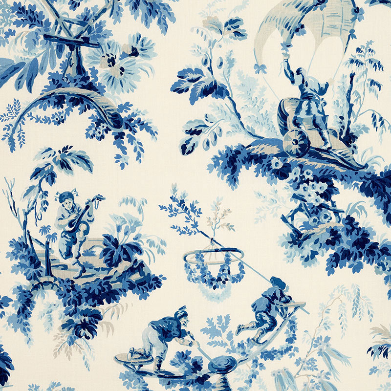 Tissu Plaisirs De La Chine, Porcelaine