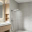 Pomme de douche à fixation murale 10 pouces, pluie, acier inoxydable 304-114229192