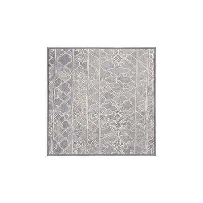 Silky Soft Plush Gray Area Rug