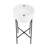 Monaco 16.5" Round Console Sink, White Basin-100946674