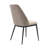 Burford Modern Curved Back Almond Upholstered Dining Chair - Set Of 2