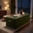 78.8'' Corduroy Convertible Sofa Bed Upholstered Sleeper Sofa with Armrest and Pillow-1147780584