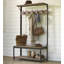 Hall Tree Coat Rack with Shoe Storage
