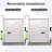 56"-60"W*72" H Semi-Frameless Double Sliding Shower Door, Bypass Shower Door, 1/4" (6Mm) Thick SGCC Tempered Glass Door, Chrome-123210157