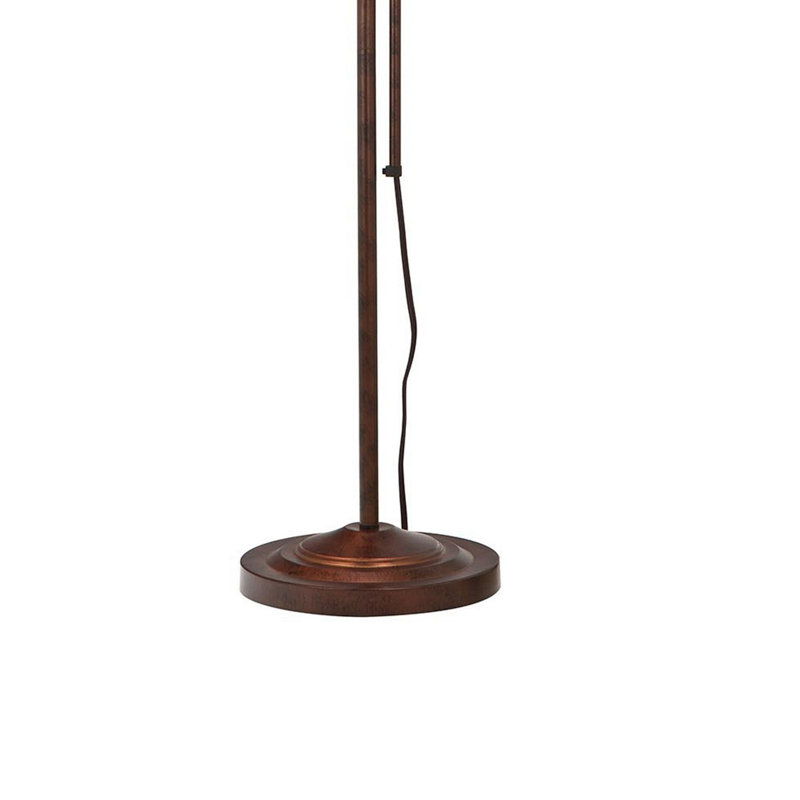 Kiyono 46'' Rust Arched Floor Lamp