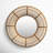 Raffaela Solid Wood Circle Wall Mirror-1891900883
